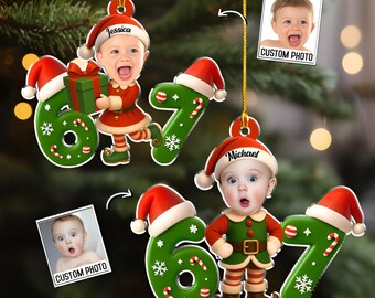 Elf Six Seven - Personalized Custom Acrylic Ornament