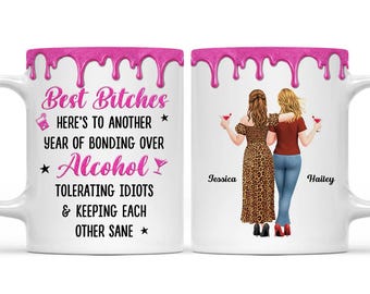 Here I Am - Gift For Your Besties - Personalized Custom Coffee Mug