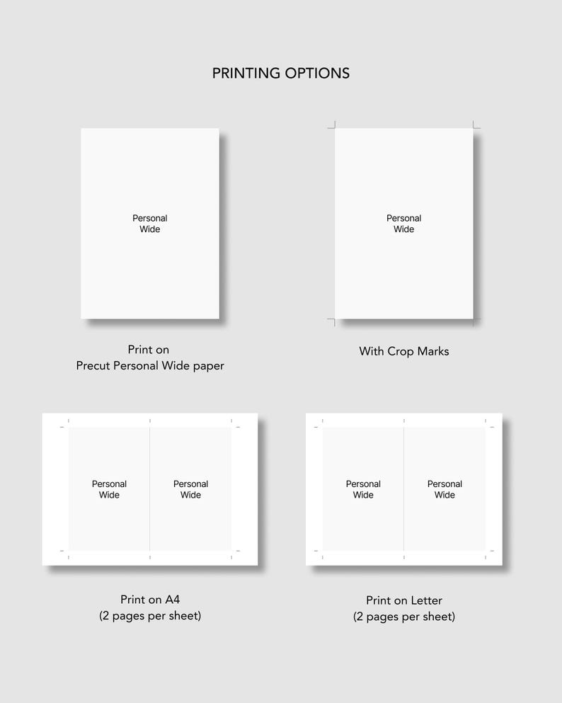 ADHD Cleaning Schedule Personal Wide Inserts Printable Planner With ...