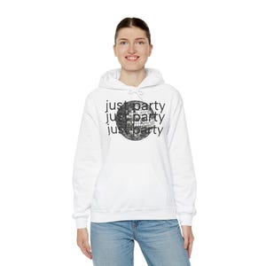 Disco Party Hoodie - Fun Unisex Heavy Blend Hoodie with Disco Ball Design, Perfect for Parties, Festivals, Birthdays, Celebrations
