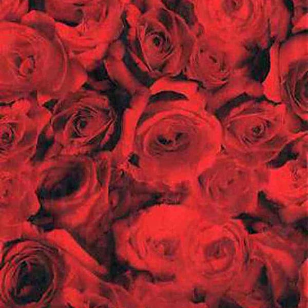 Decoupage Paper Mache Craft Supply, Decopatch, 6 sheets, Red Roses #574