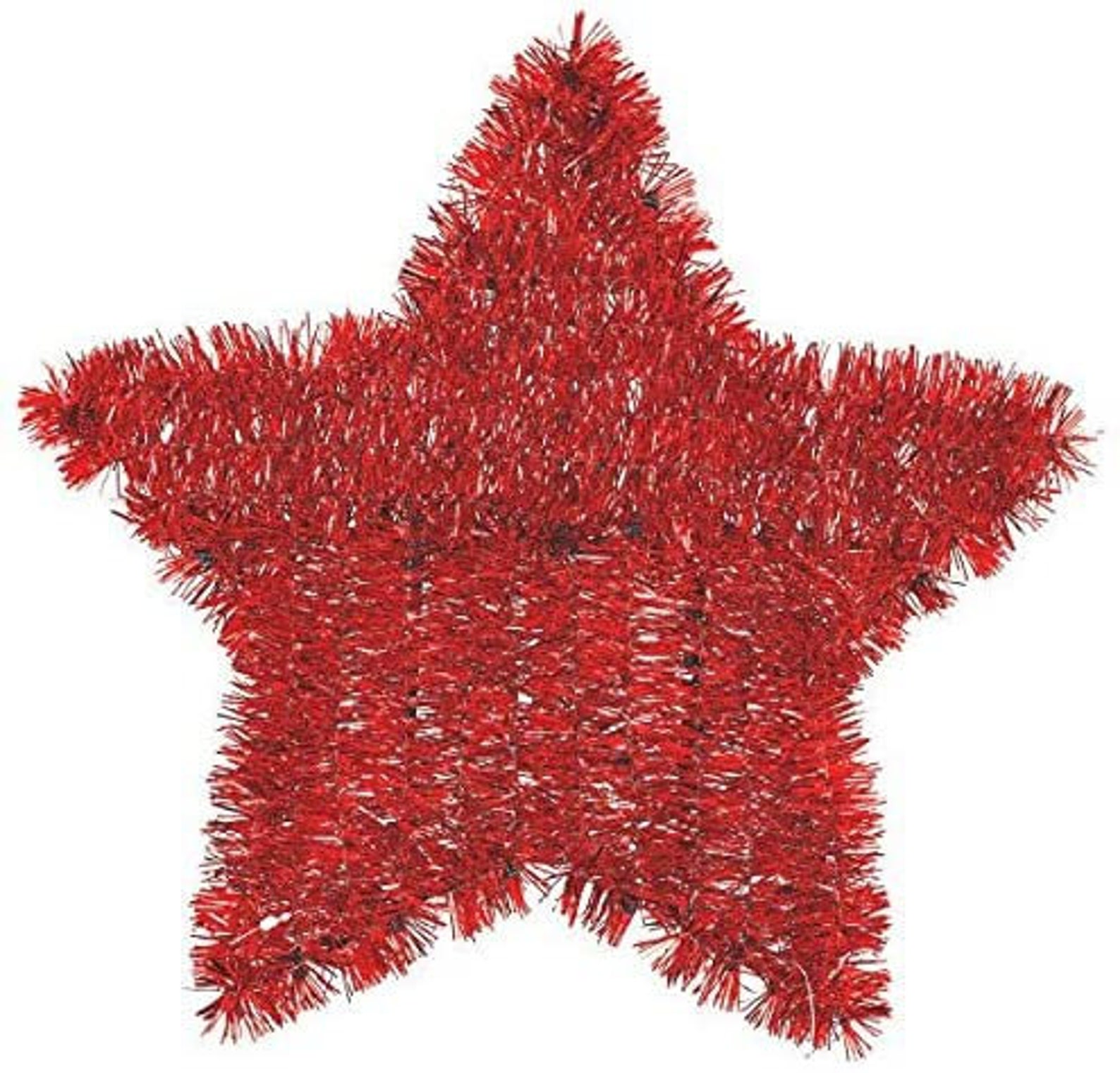 HL Patriotic Decor July 4th Tinsel Small Tinsel Star Etsy