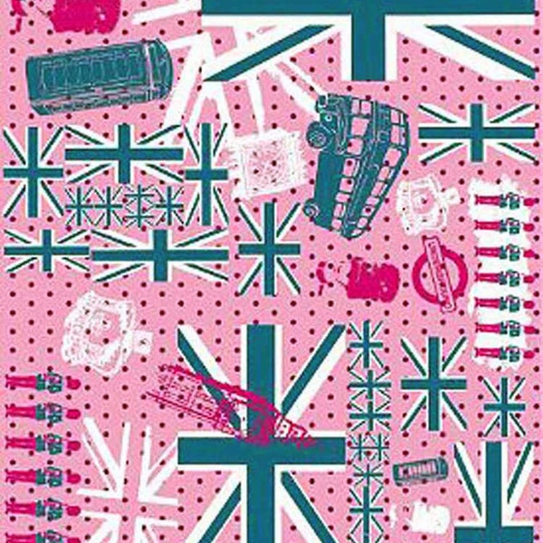 Decoupage Paper Mache Craft Supply, Decopatch, 6 sheets, British England Icons Flag , #580