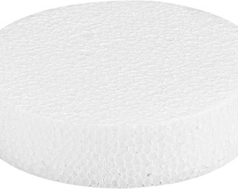 FloralCraft CraftFom Floral Supply - Foam Disc Round Circle Cup Size 3 x 1-inch 6pc Set