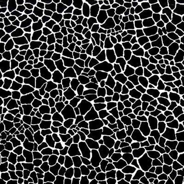 Decoupage Paper Mache Craft Supply, Decopatch, 6 sheets, Black Silver Pebble Rock Marble, #564