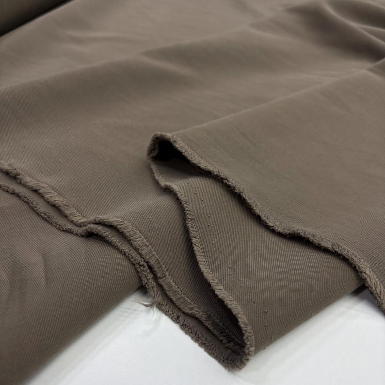 Sage Green Washed Natural Tencel Fabric– Soft Drape Eco Friendly Lyocell-Dresses-Blouses-Sewing(142 cm/56") image 2