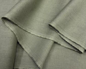 Sage Grün 100% Leinen Stoff für Kleider-Hemden-Hosen-Heimtextilien(150 cm/59" breit)