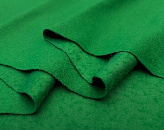 Green Luxury Wool Felt Fabric for Coats-Jackets-Pants(Wide 150 cm/59 in)