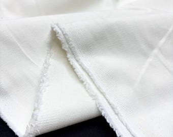 Tela vaquera de algodón blanco: 9 oz, lavado a la piedra, pantalones - chaqueta de 59" de ancho