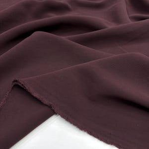 Dark Plum Washed Natural Tencel Fabric– Soft Drape Eco Friendly Lyocell-Dresses-Blouses-Sewing(142 cm/56") image 17