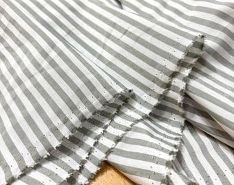 Striped 100% Cotton Voile Fabric by the Yard:DIY for Sewing-Clothing-Dresses(Wide 150 cm/59")