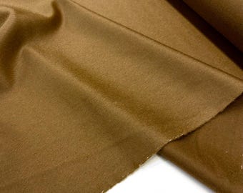 Camel Tan Wool Cashmere Fabric by the Yard:Coats-Jackets-Pants(Wide 150 cm/59 in)