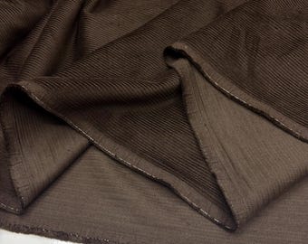 Brown Cotton Corduroy Fabric – Ideal for Pants, Jackets, Suits & Upholstery(59"/150 cm Wide)