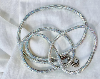 Crystal Rhinestone Phone Strap: Crossbody Lanyard, Fashion Accessory