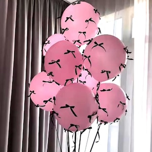 92pcs Bow Latex Balloon Set bow ribbon balloon set valentine&#39;s day engagement birthday party decoration baby shower birthday party