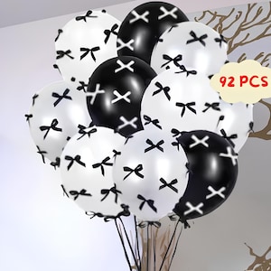 92pcs Bow Latex Balloon Set bow ribbon balloon set valentine&#39;s day engagement birthday party decoration baby shower birthday party