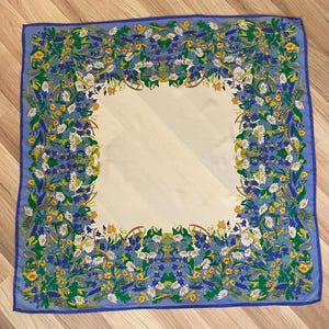 Vintage Marja Kurki Square Silk Scarf