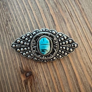 Vintage Brooch with Turquise Stone