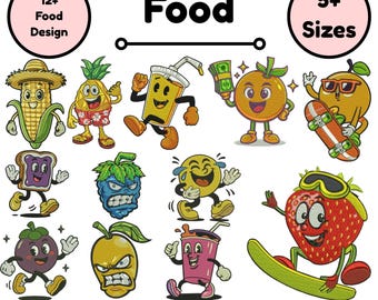 Fruits Machine Embroidery Designs Fruit Design Food Embroidery Design Fruit Feltie Embroidery Mini Fruit EMB Fruit Cross Stitch Digital File