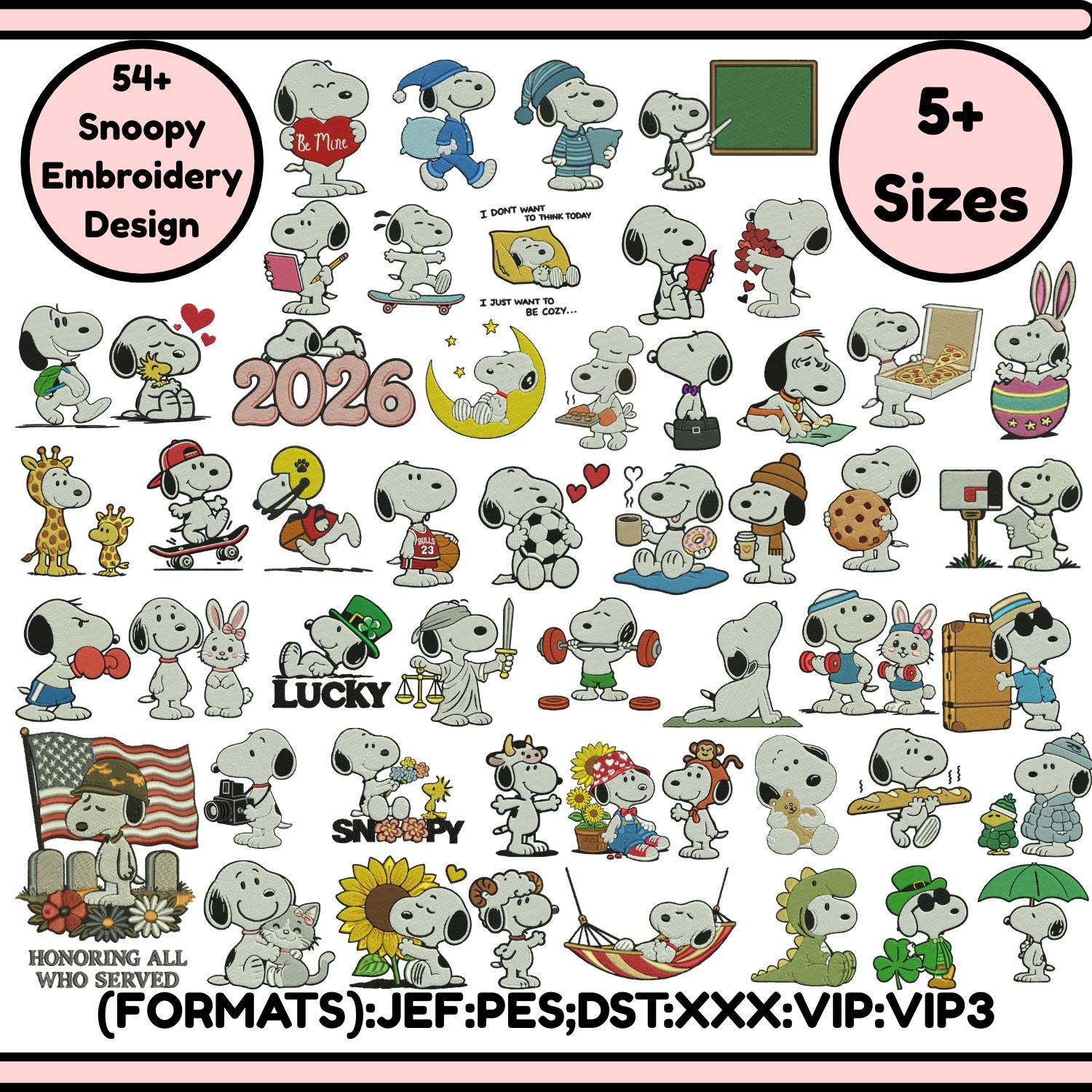 Snoopy Machine Embroidery Designs Cute Snoopy Embroidery Design Fall ...