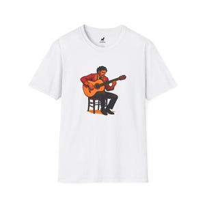 Flamenco Guitarist T-Shirt: Vintage Style Music Lover Tee