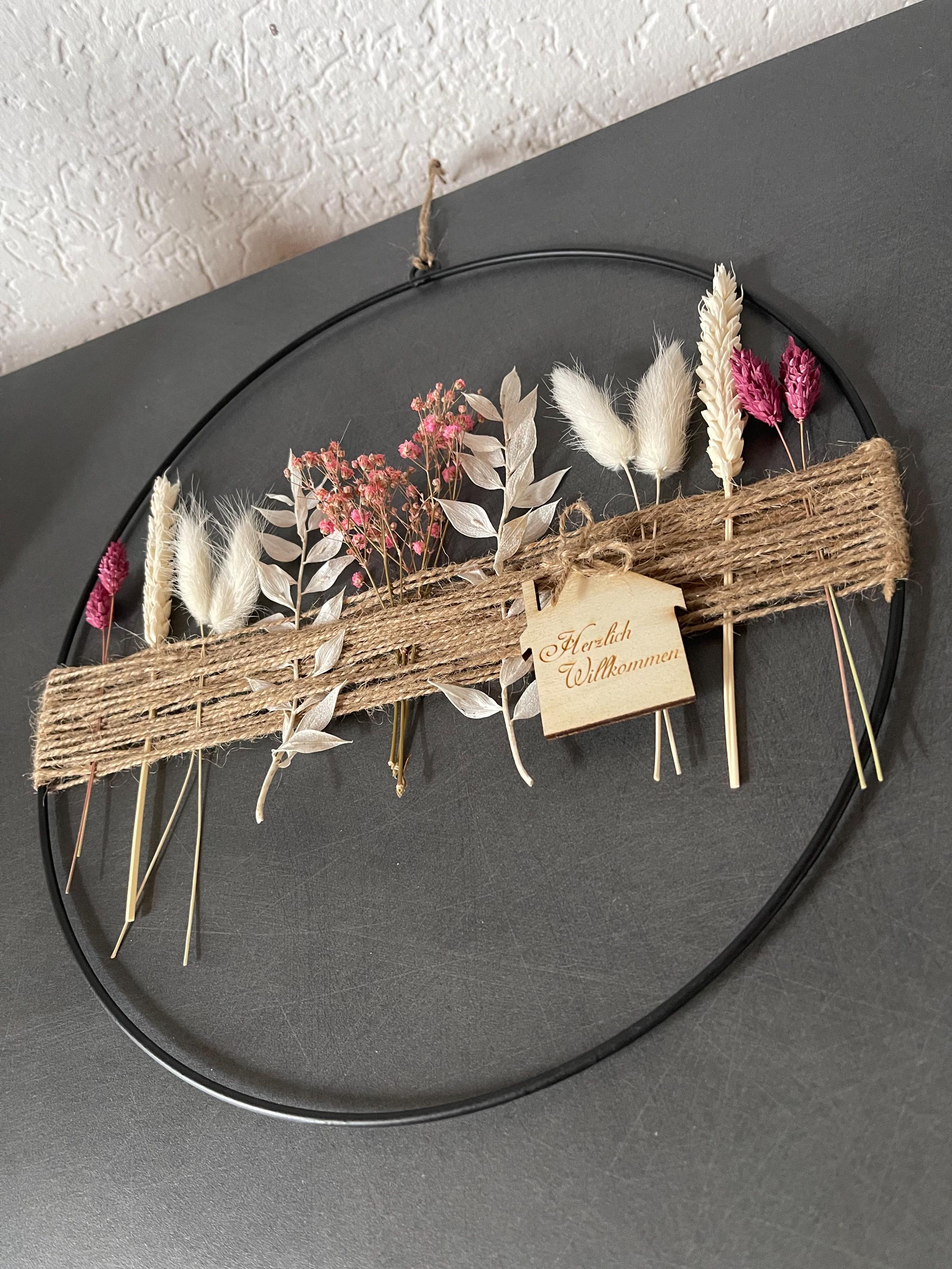 Frühlingskranz,Türschmuck,Deko für Haustür, Willkommensgruß