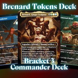 Brenard Tokens Proxy Commander Deck, MTG EDH Bracket 3