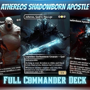 Shadowborn Apostle Proxy Commander Deck, Soulsborne Horror Style, MTG EDH Bracket 4