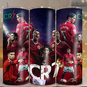 Ronaldo New  Tumbler Wrap PNG – Soccer Tumbler Design for 20oz – Real Madrid Printable Wrap – Ronaldo Digital Download PNG