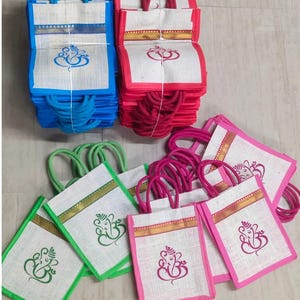 100 Lots of Ganesha Printed bags