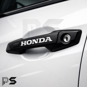 Juego de calcomanías Honda de 5 pulgadas, impermeables, JDM, para autos, motocicletas, cascos y computadoras portátiles.