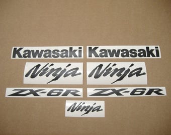 DWS Sticker Set Suitable for Kawasaki ZX-6RR 636 - 2-colored - Etsy