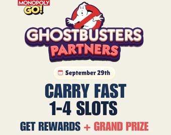 Monopoly GO Partner Event GHOSTBUSTERS Partners Slot Carry 29th September 2026