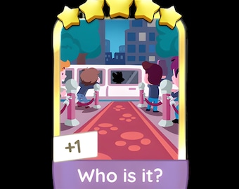 Golden Blitz WHO IS IT Set 24 Monopoly Go-sticker