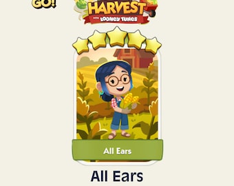 All Ears 5 Sterne Set 17 Monopoly GO Aufkleber