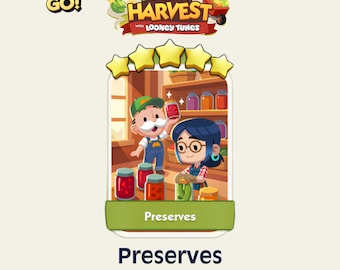 Preserves 5 Stars Set 17 Monopoly GO Sticker