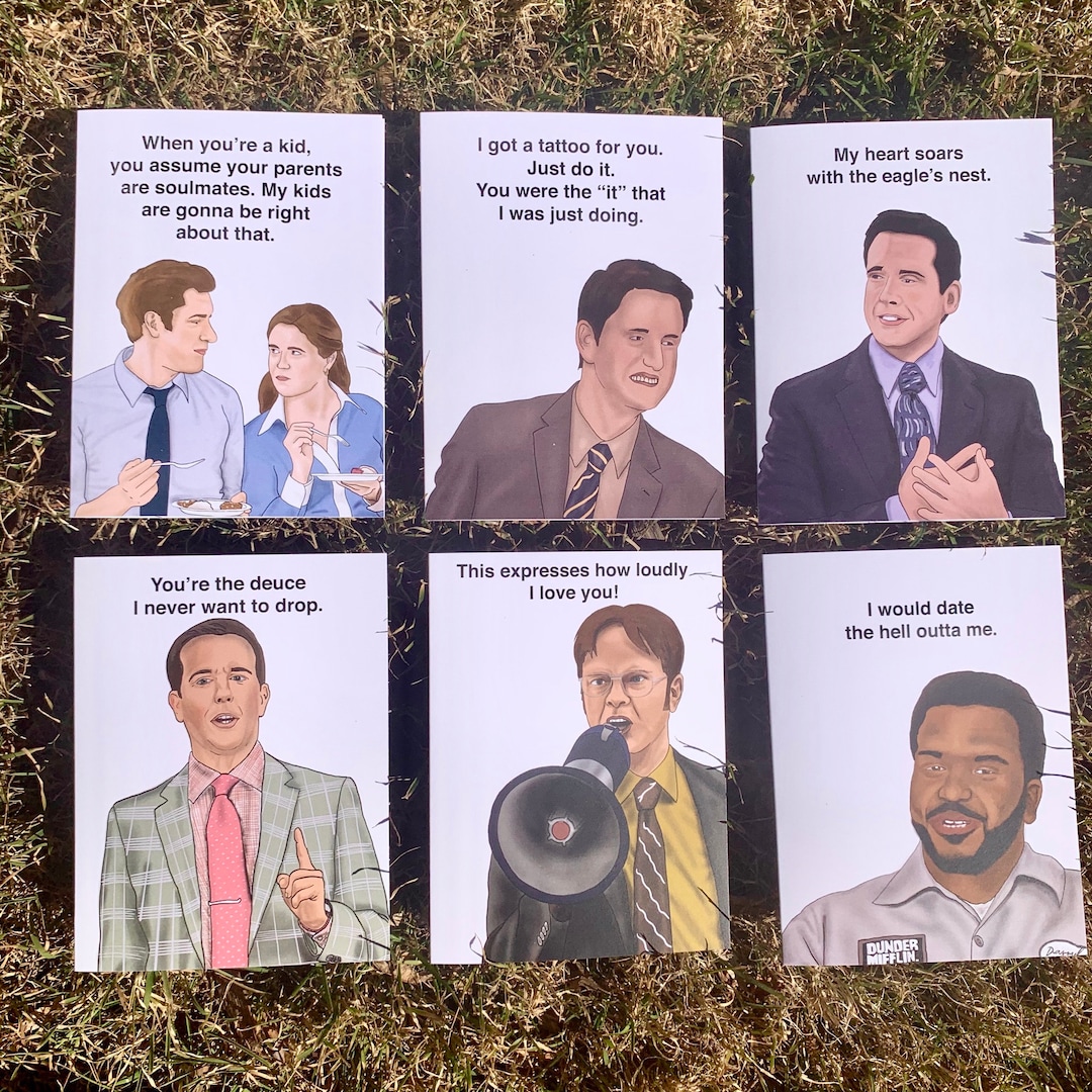 The Office Themed Valentine's Day or Anniversary Cards - Etsy