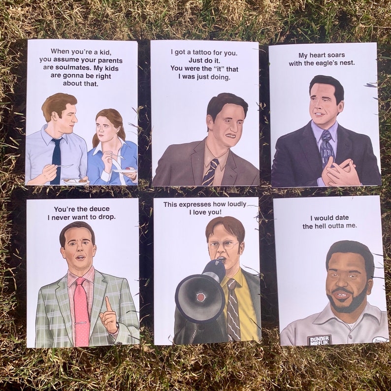 The Office Themed Valentine's Day or Anniversary Cards - Etsy