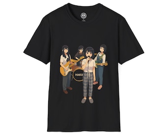 Anime-T-shirt HAKU Band: uniseks manga-shirt