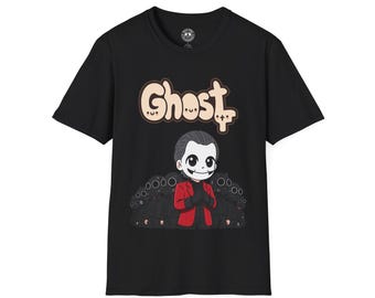 T-shirt Ghoul Girlie Anime Ghost | Griezelige, sfeervolle esthetiek