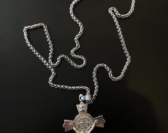 Crucifix Necklace – Saint Benedict Cross Pendant