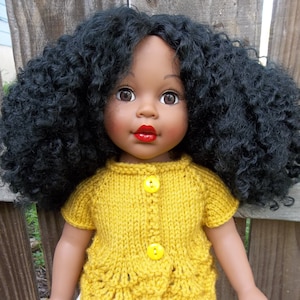 Pattern PDF - Short Sleeved Lace Bottom Jacket, fits 18" Madame Alexander, Springfield, and American Girl Dolls