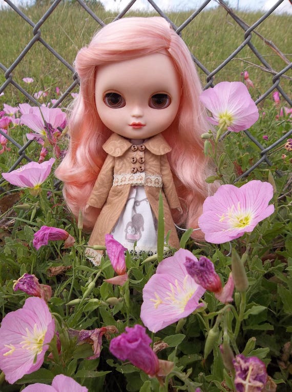 Pattern PDF - Edwardian Style Felt Coat, Fits 12" Blythe, Icy, and Jecci Five Dolls - permission to sell finished items