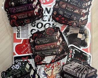 Book Stack Phone Grip | Fantasy, Fae, Vampire, Monster Romance (Digital Download)