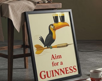 Vintage Guinness Toucan Advertisement Poster A3/A2/A1 Print - Foto 6