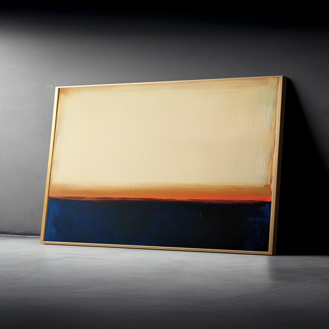 Abstract Color Fields Canvas Wall Art, Mark Rothko Style, Modern ...
