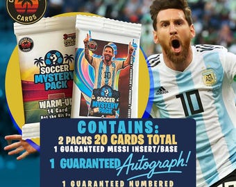 メッシ直筆サイン入り RP サッカーカード（フットボール） - Etsy 日本