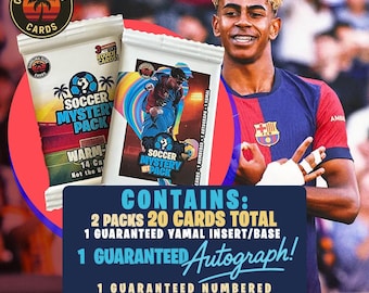 Pakiet tajemniczych kart piłkarskich – Jamał! Gwarancja zdobycia autografu + numeracja + Jamał