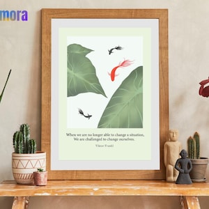 Viktor Frankl Quote Printable | Therapy Office Decor | Mental Health Wall Art | Inspirational Psychology Digital Download | Lumora