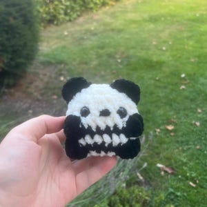 Crochet Panda Keychain | Handmade Amigurumi Plushie